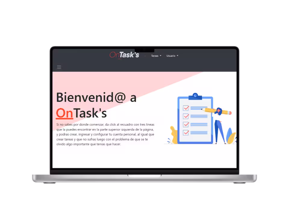 Example of onTask's